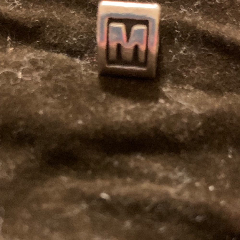 Pandora letter M charm for Pandora bracelet